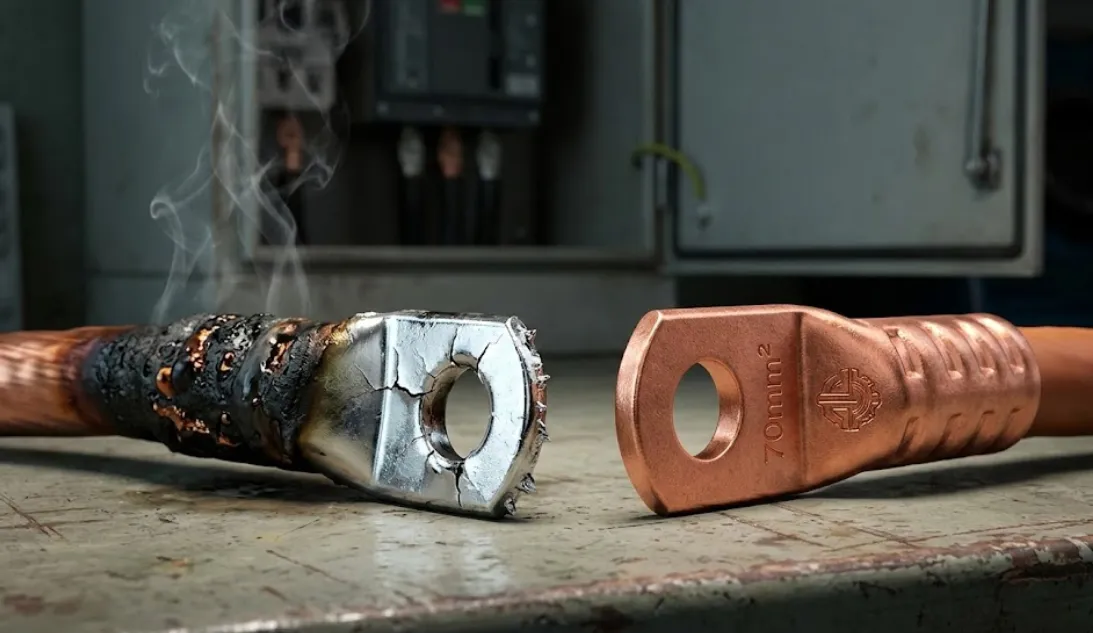 تصویر نشانه های اتصالات بی کیفیت کابل و تشخیص تجهیزات تقلبی برق